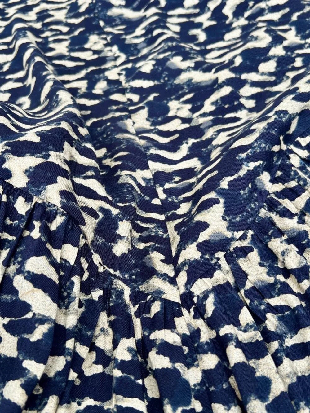 NWT ba&sh Sustainable Fashion 100% Viscose Animal Print Tiered Maxi Skirt Sz 12